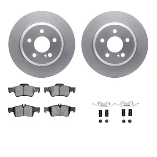 R1 Concepts WDWH1-63048 Brake Rotor- Carbon Coated W/ Ceramic Pads & Hdw